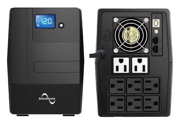 No-Break DATASHIELD KS-1500 LCD - 1500 VA, 900 W, Negro No-Break DATASHIELD KS-1500 LCD - 1500 VA, 900 W, Negro